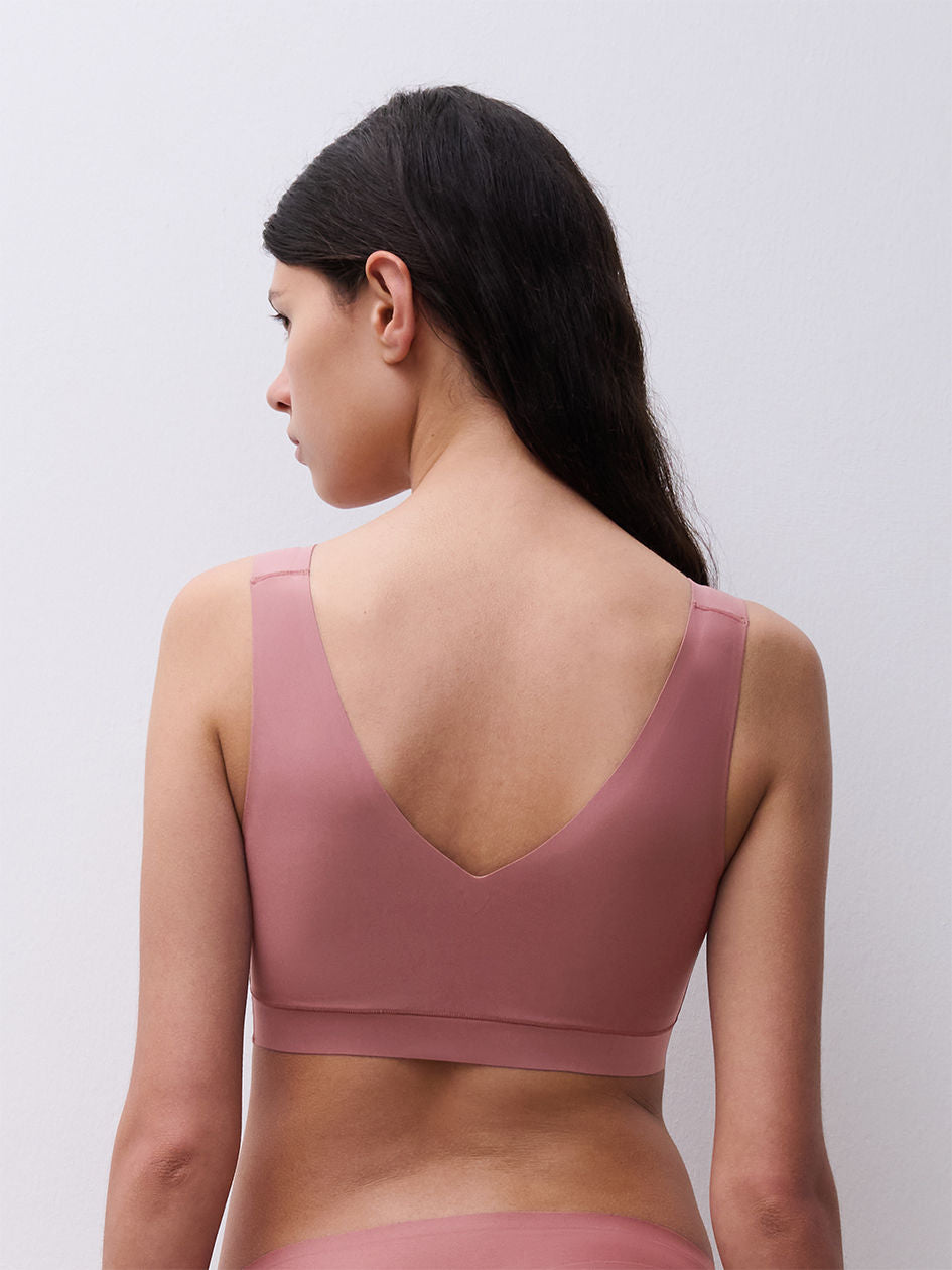 Soft Stretch Padded V-Neck Bra