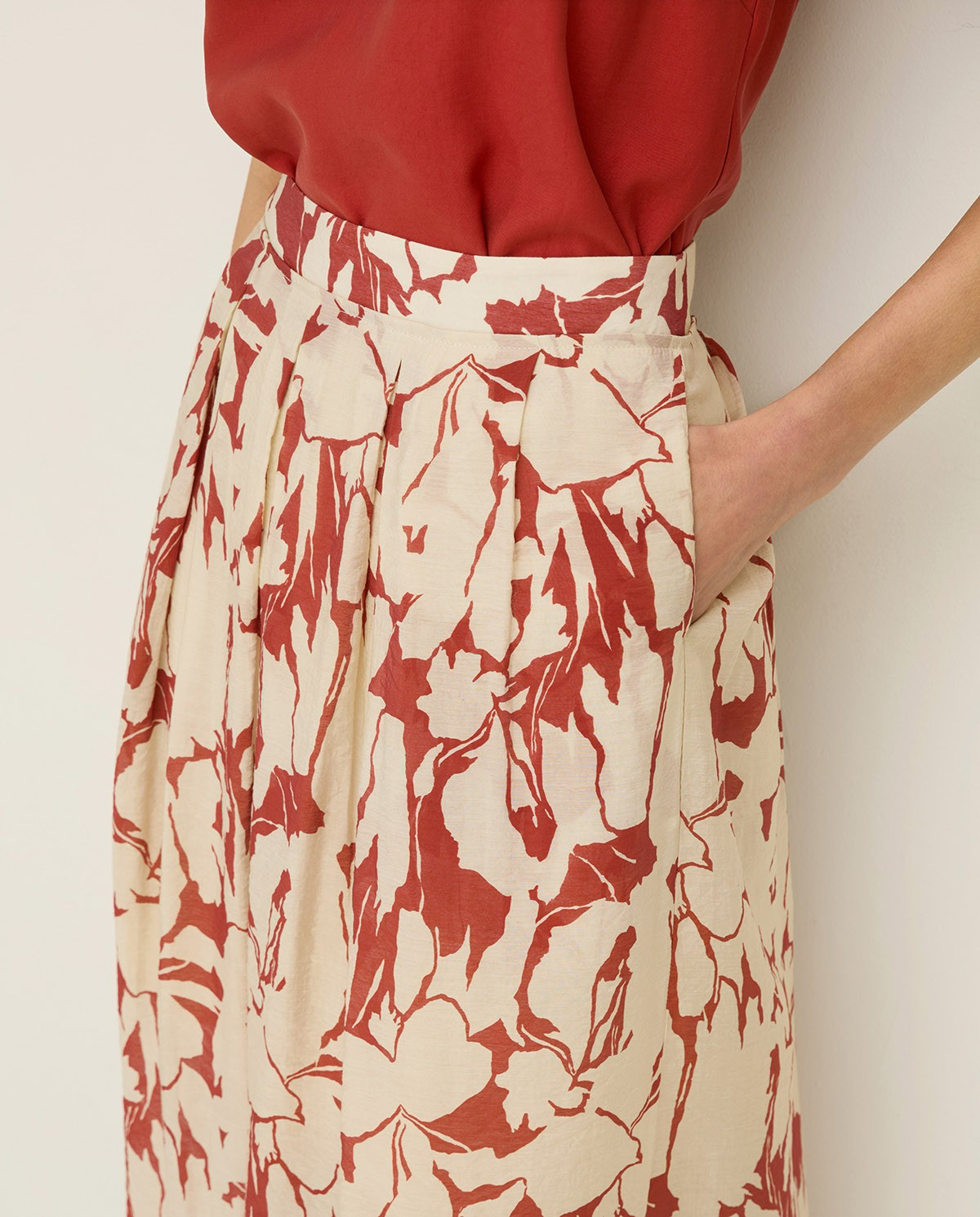 Flowy Flora Chiffon Skirt
