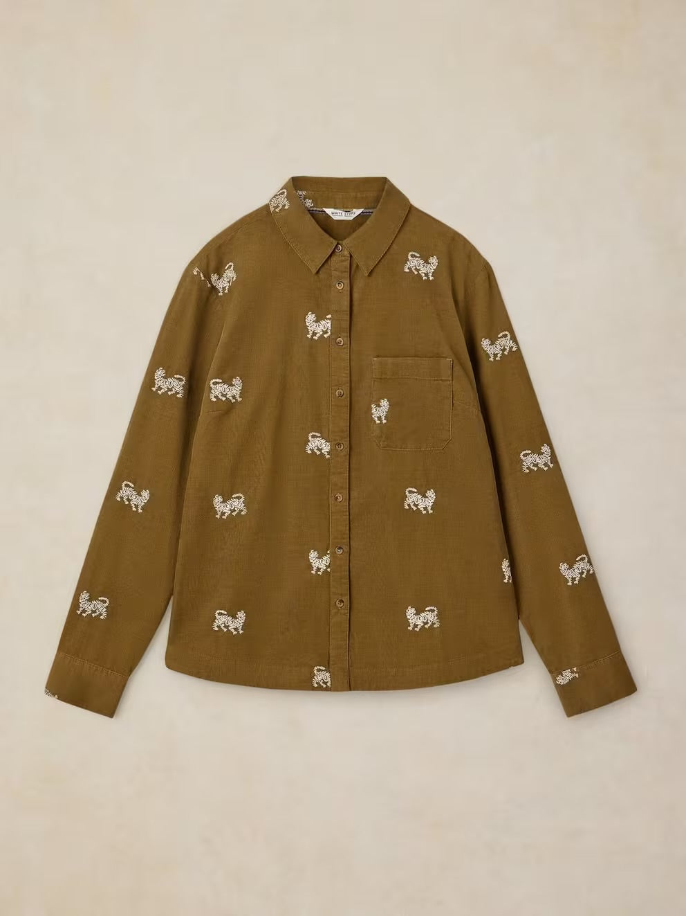 Libby Embroidered Cord Shirt