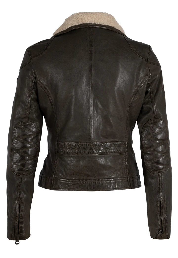 Jenja Sherpa Leather Jacket