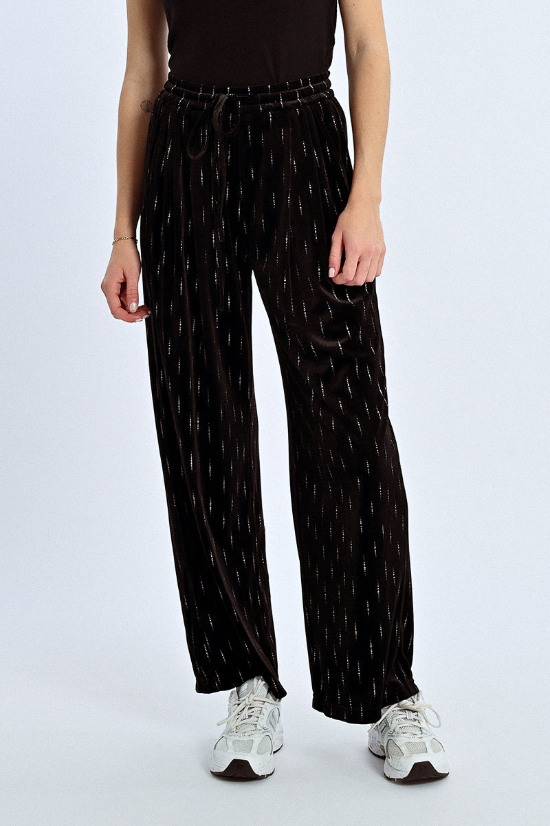 Velvet Studded Trouser