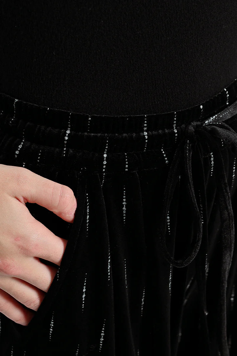 Velvet Studded Trouser