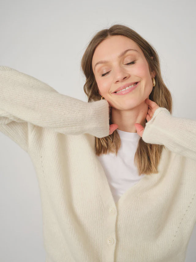 Thora V-Neck Knit Cardigan