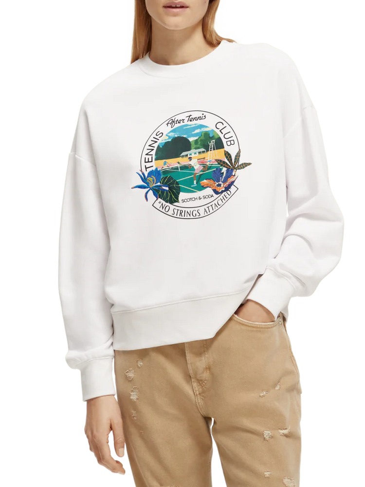 Loose Fit Graphic Sweatshirt