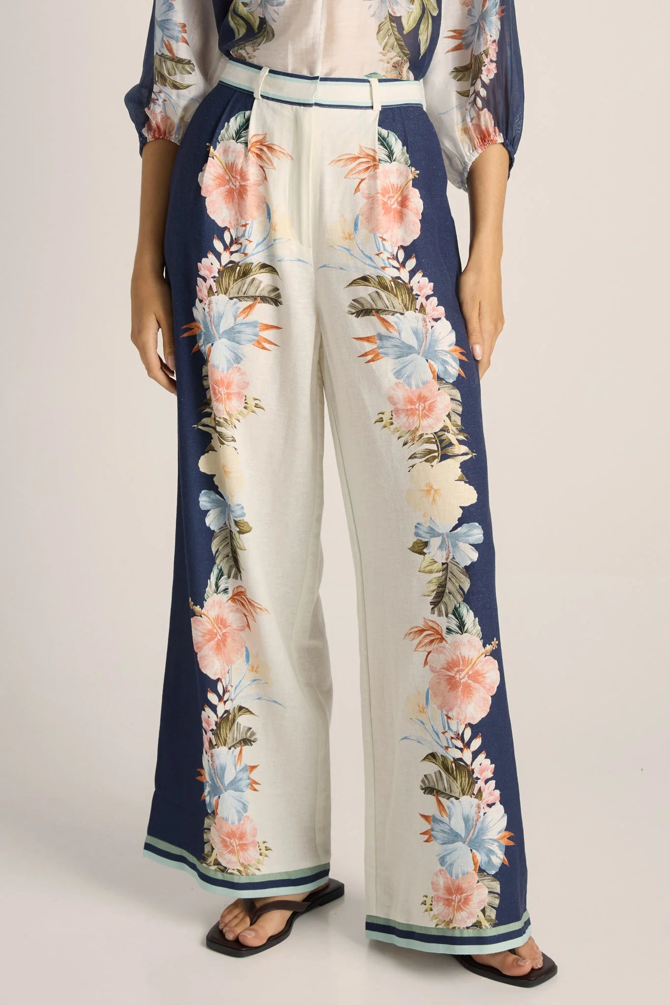 Solara Placement Print Pant