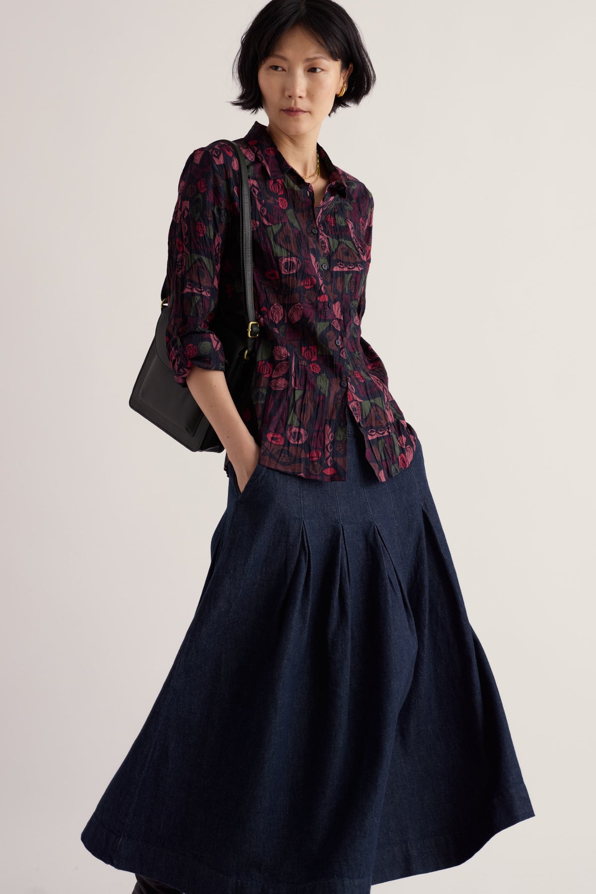 Larissa Cotton Crinkle Shirt