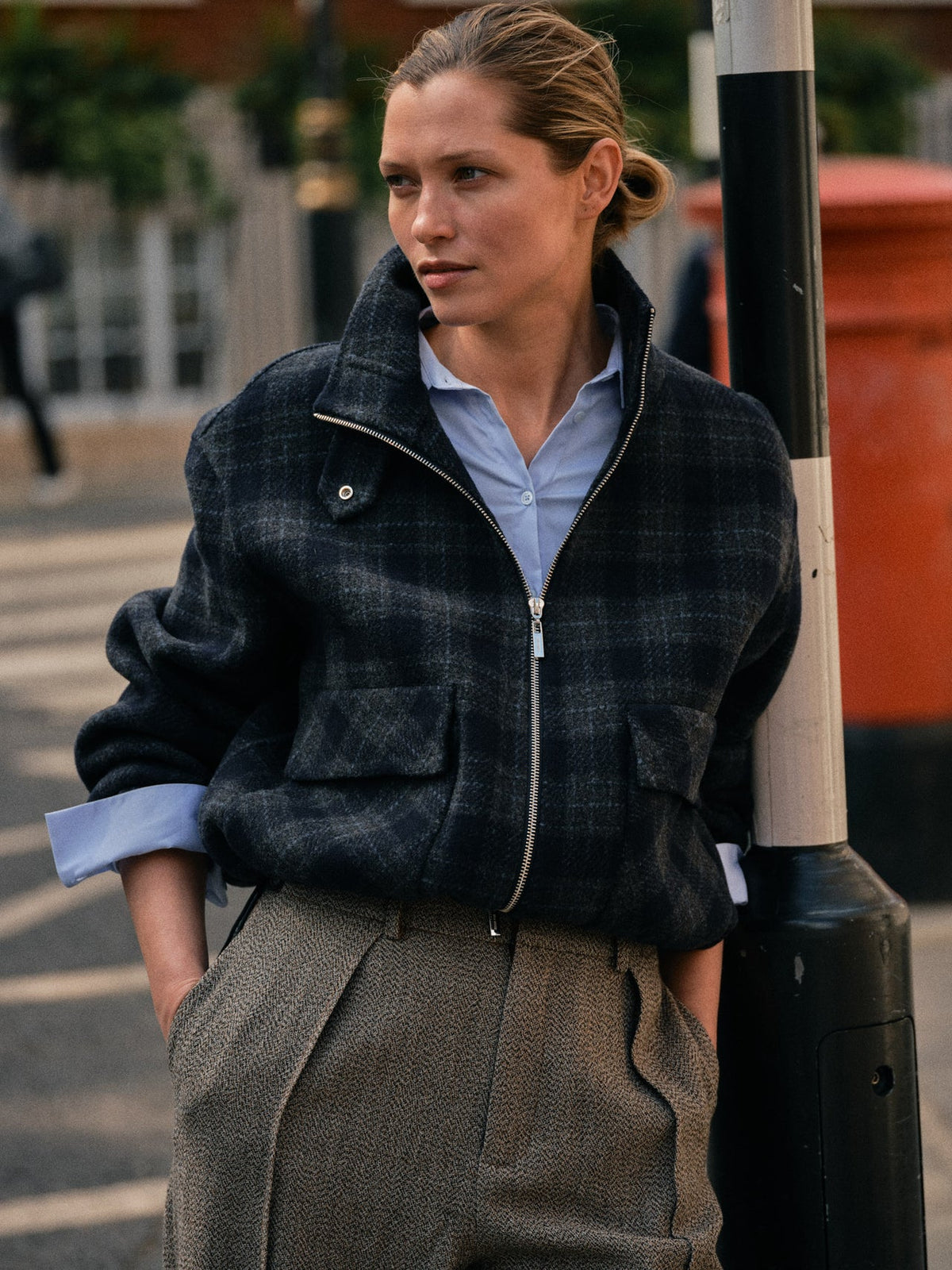 Camille Check Jacket