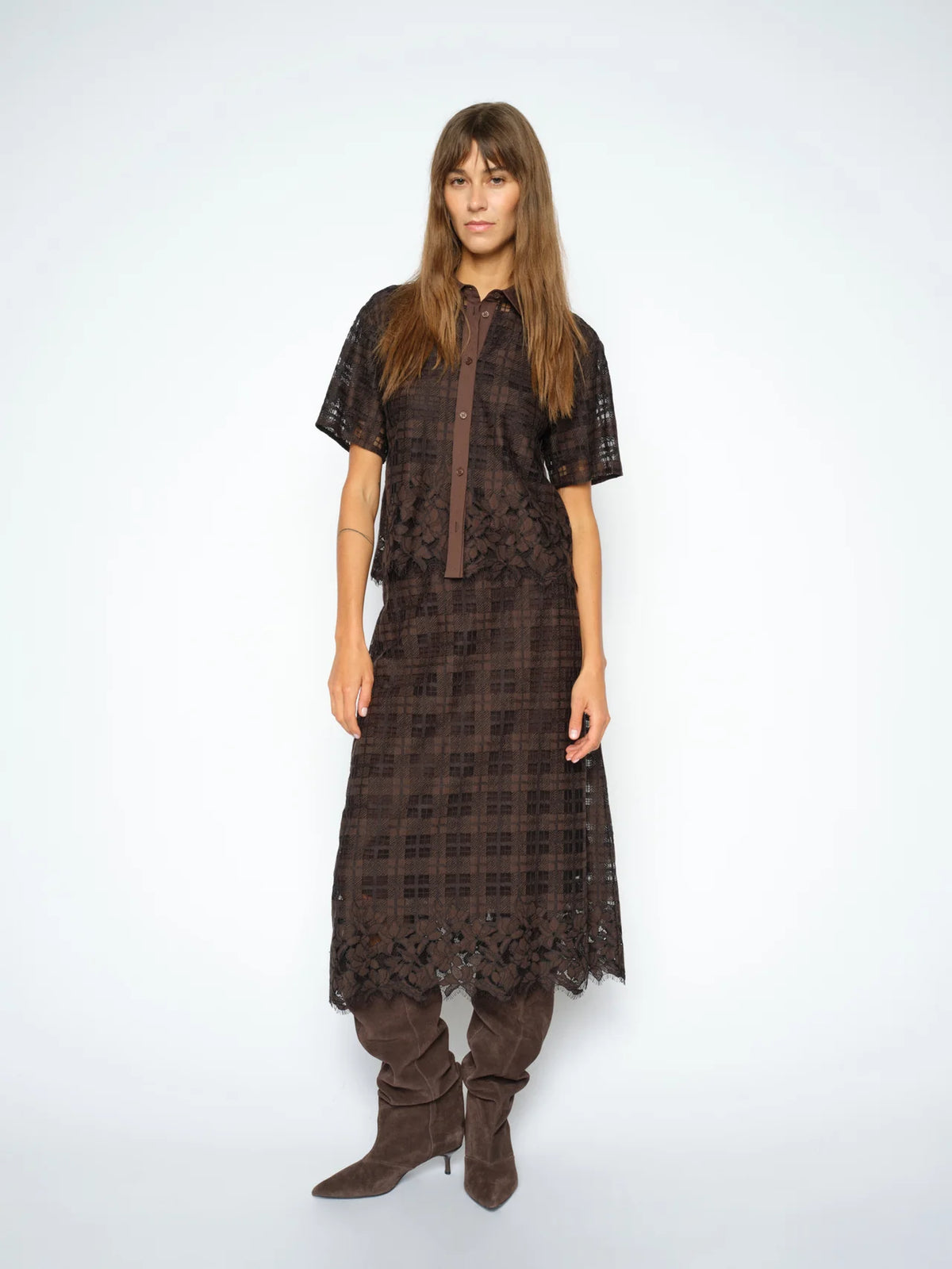 Bia Checko Lace Skirt