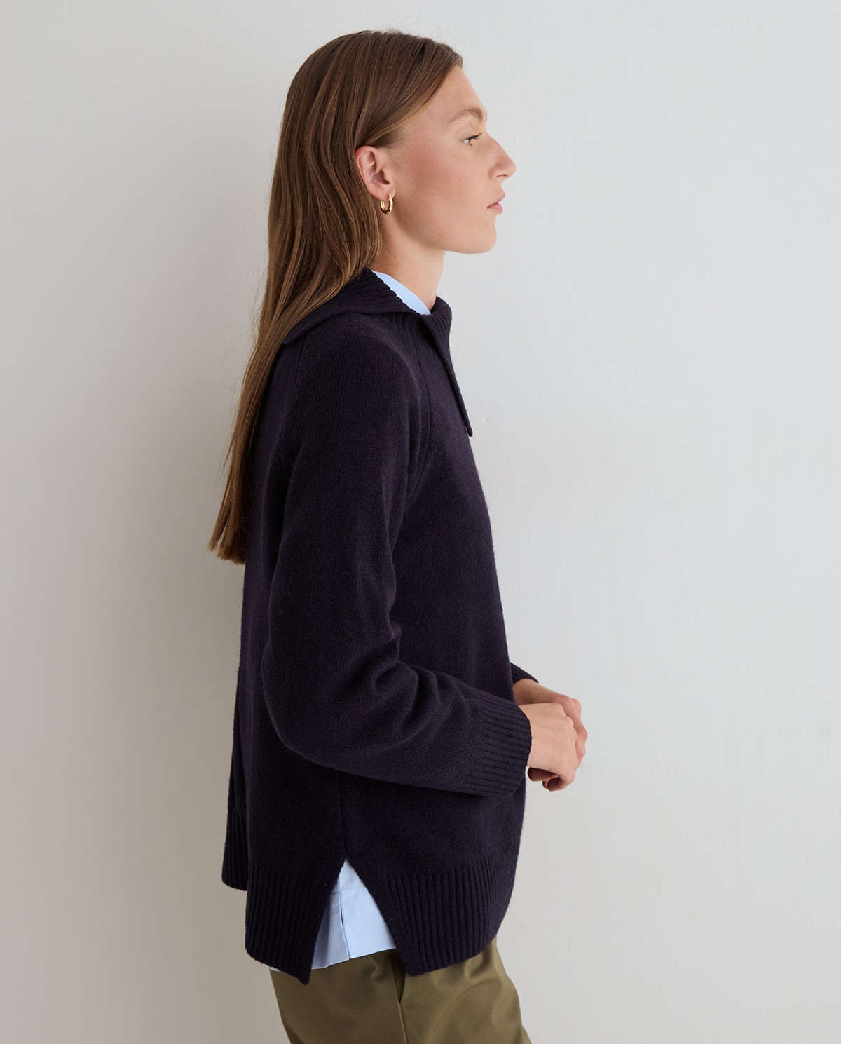Open Roll-Neck Sweater