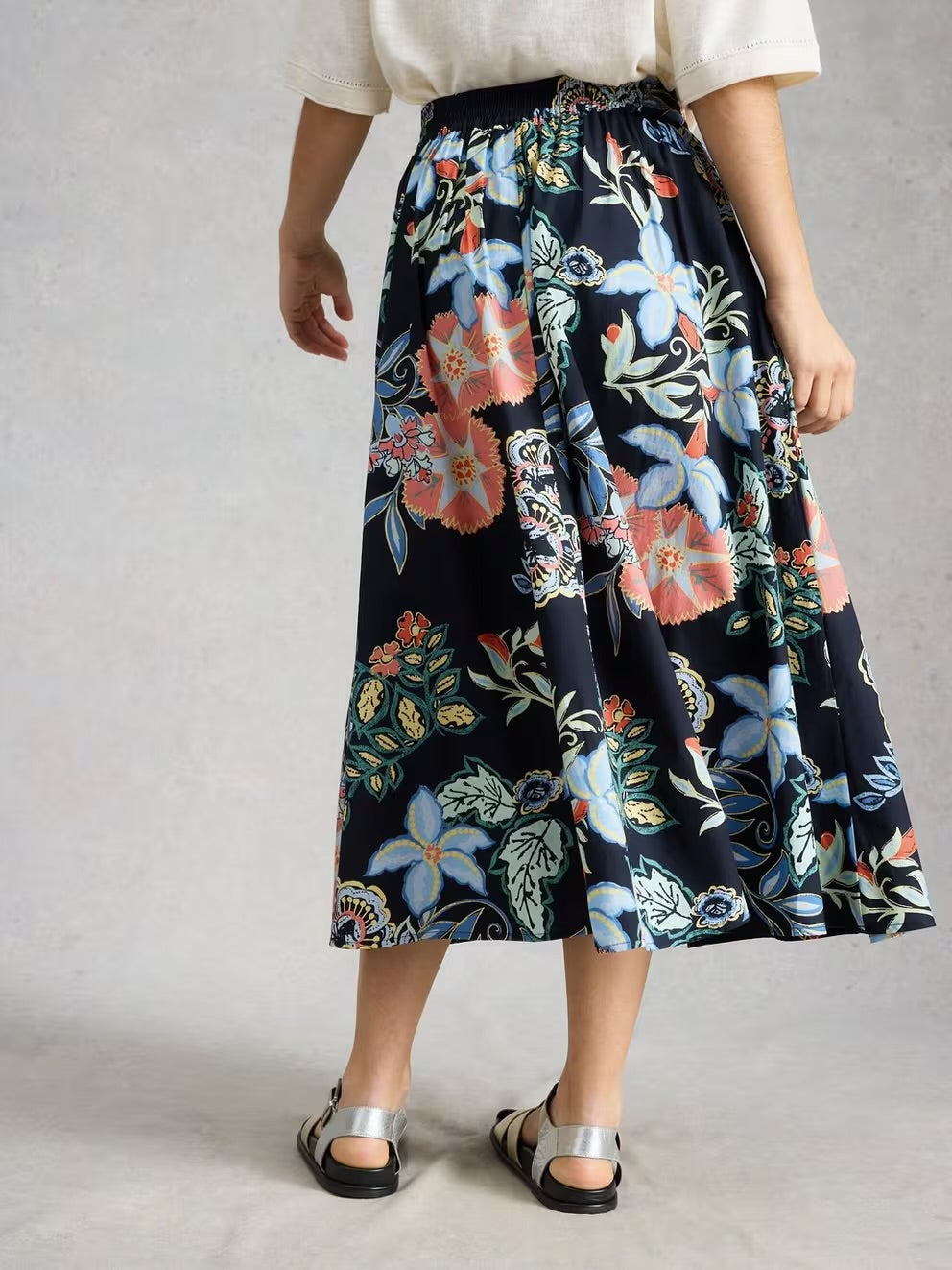 Abigail Midi Skirt Printed