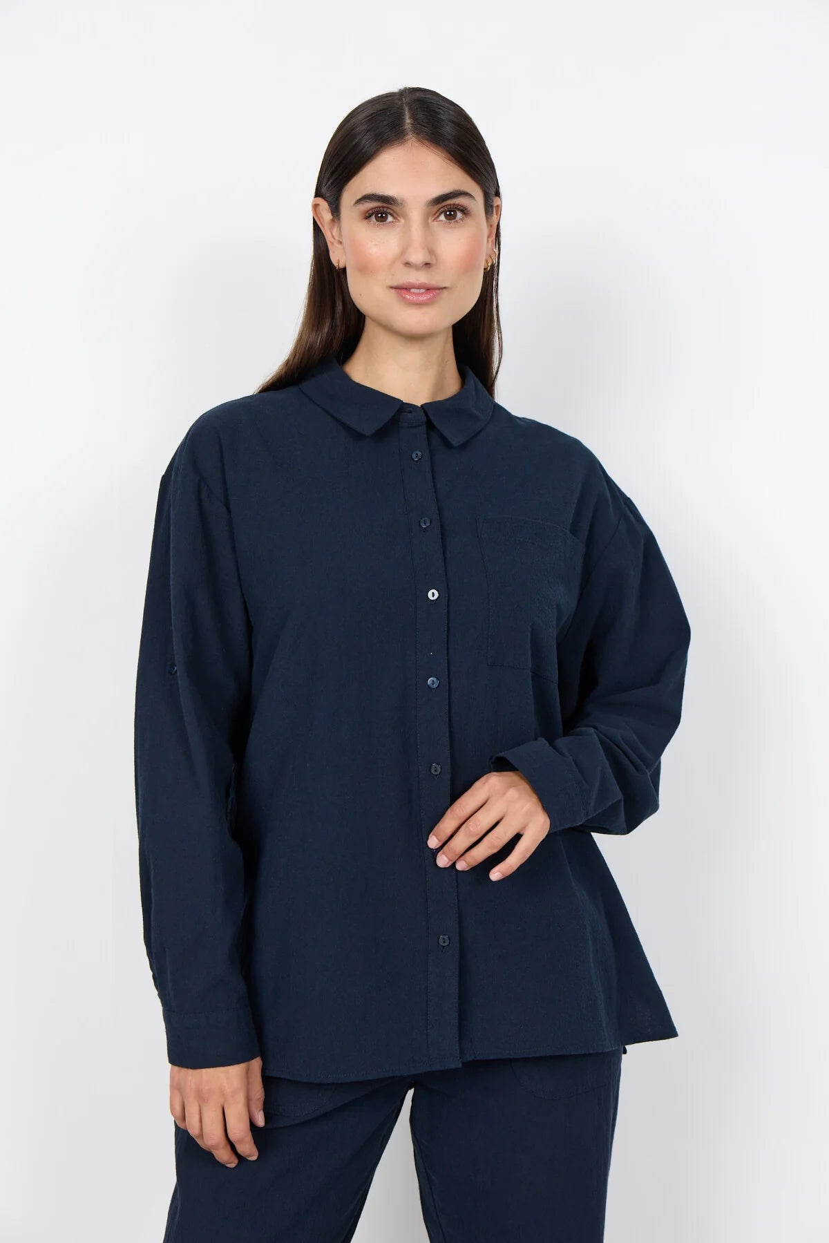 Cissie Cotton Button Down Shirt