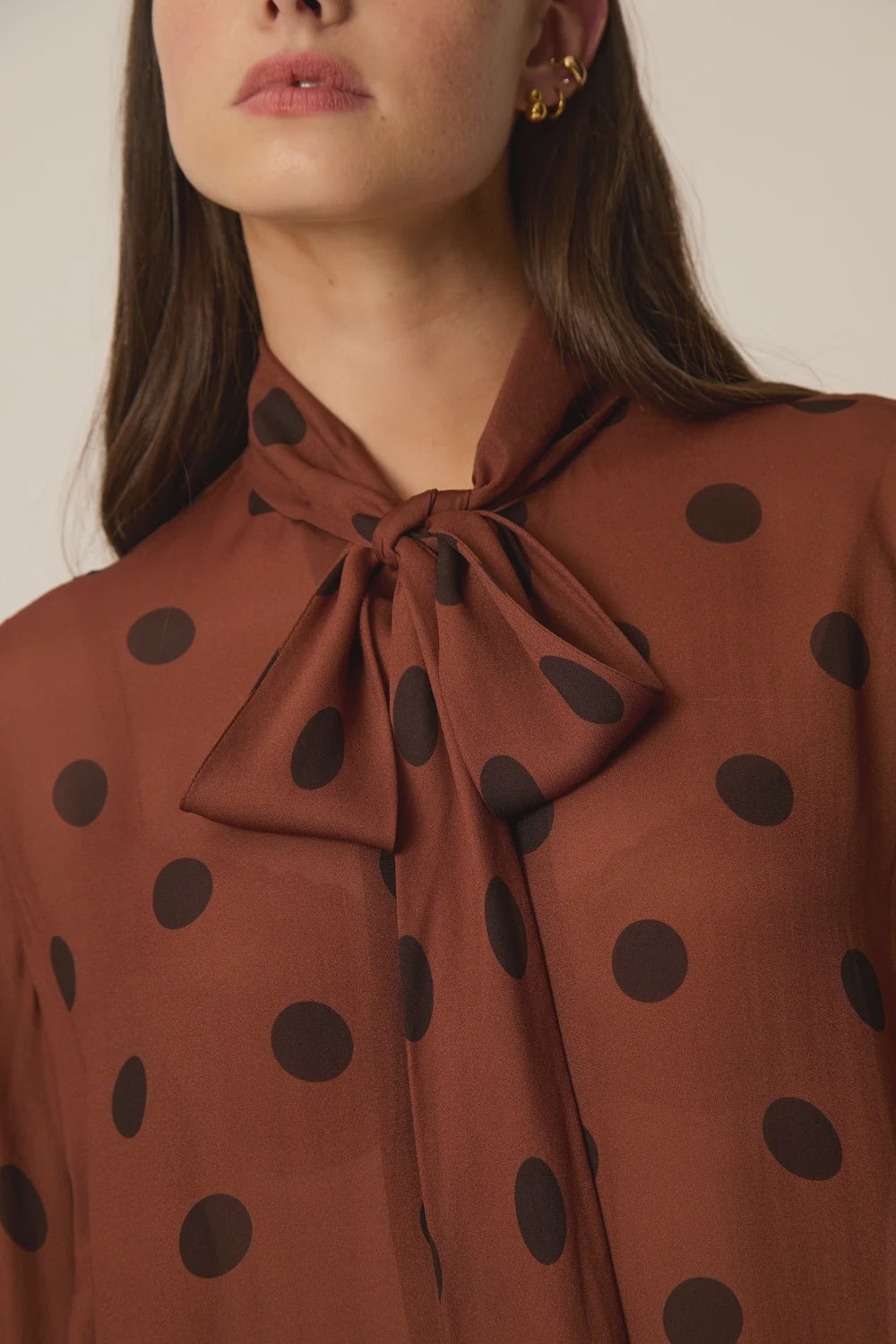 Treflette Polka Dot Blouse
