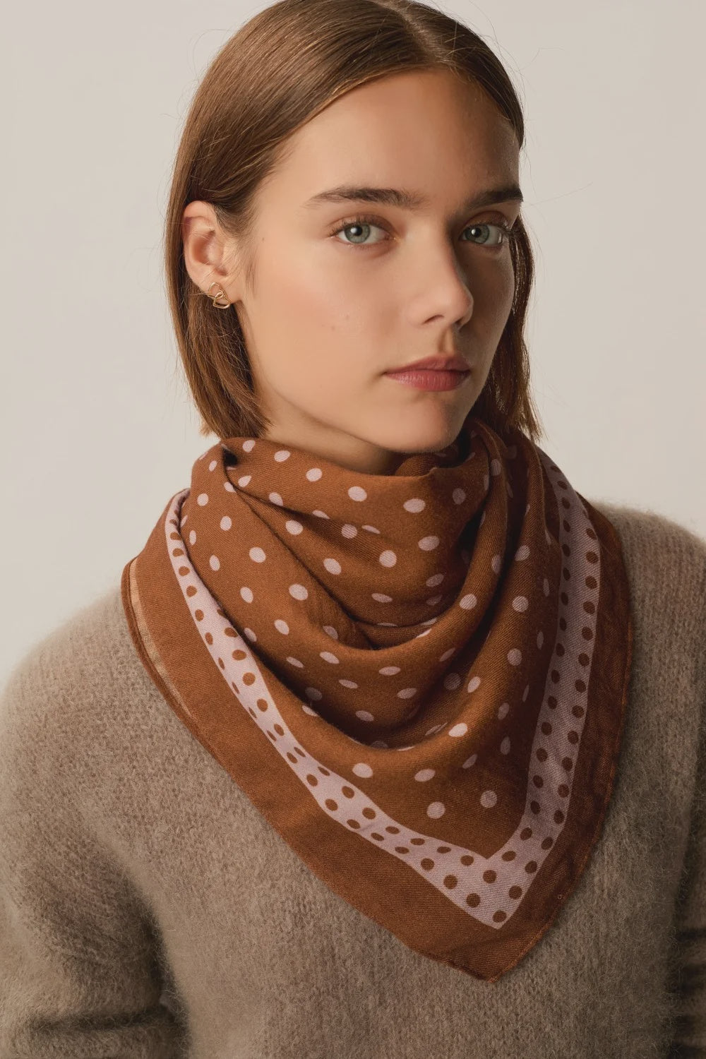 Polka Dot Scarf