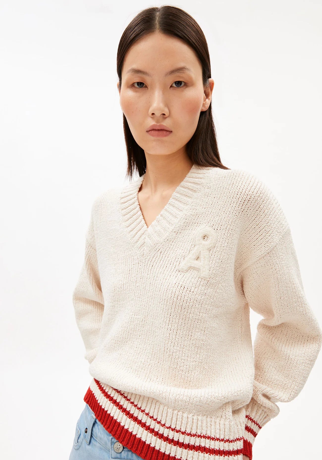 Iconic A College Knit Sweater