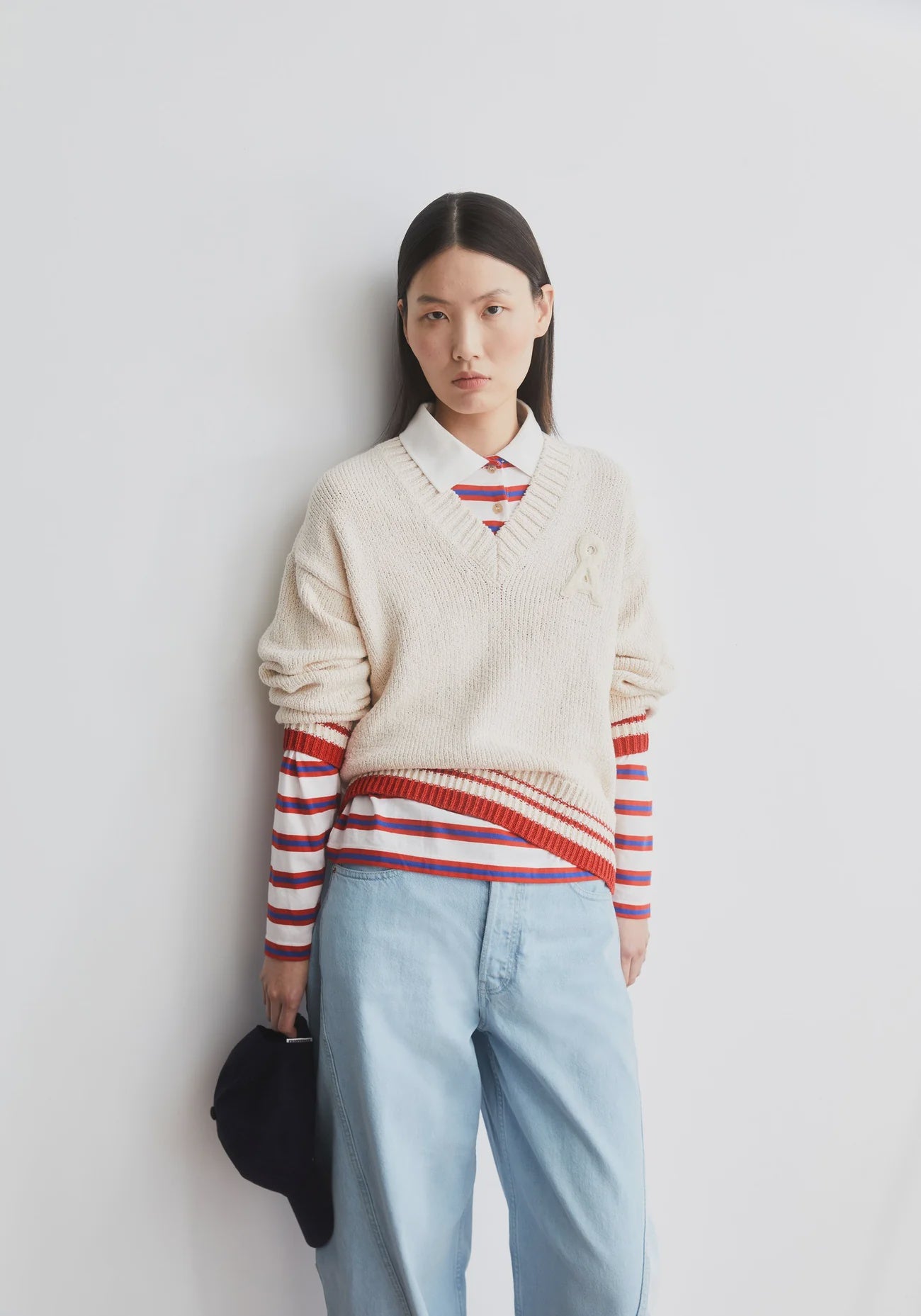 Iconic A College Knit Sweater