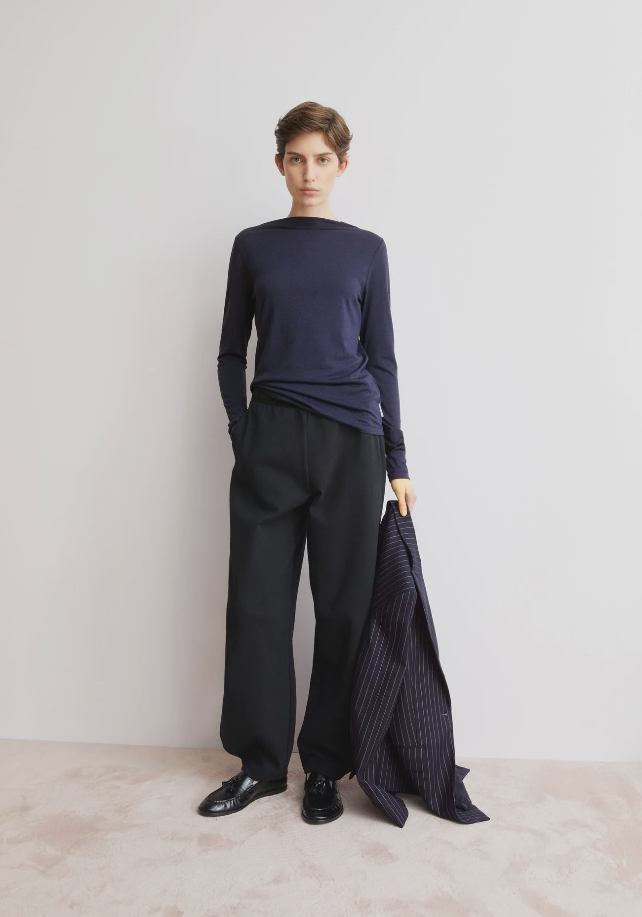 Boatneck Longsleeve Top