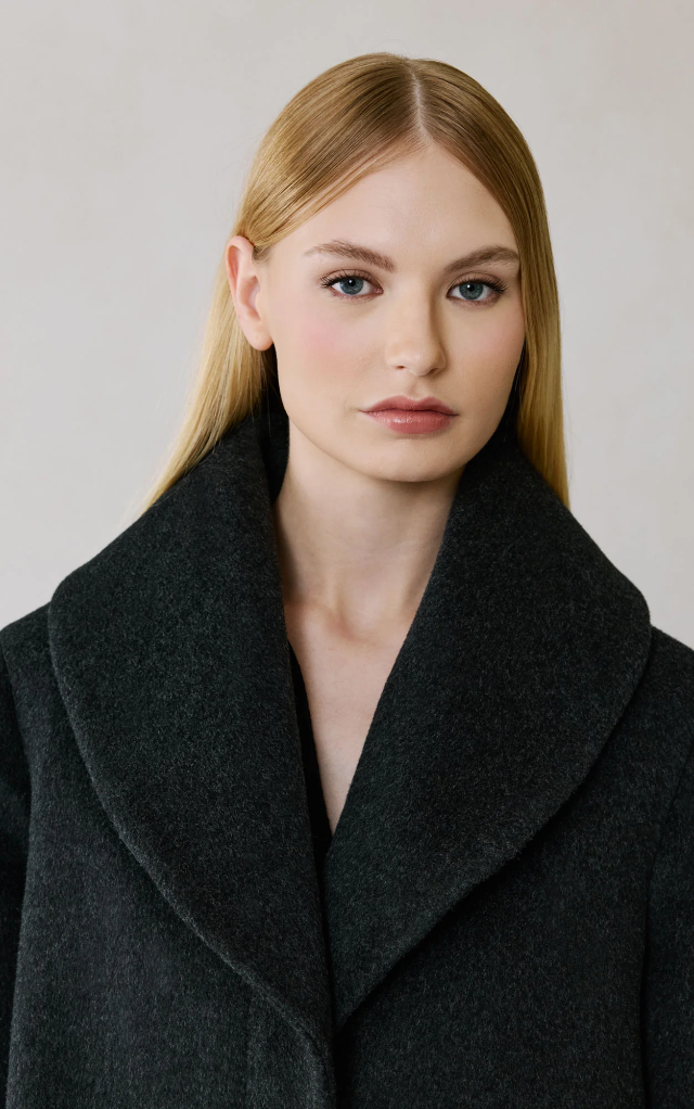 ELSA Wool Shawl Collar Coat