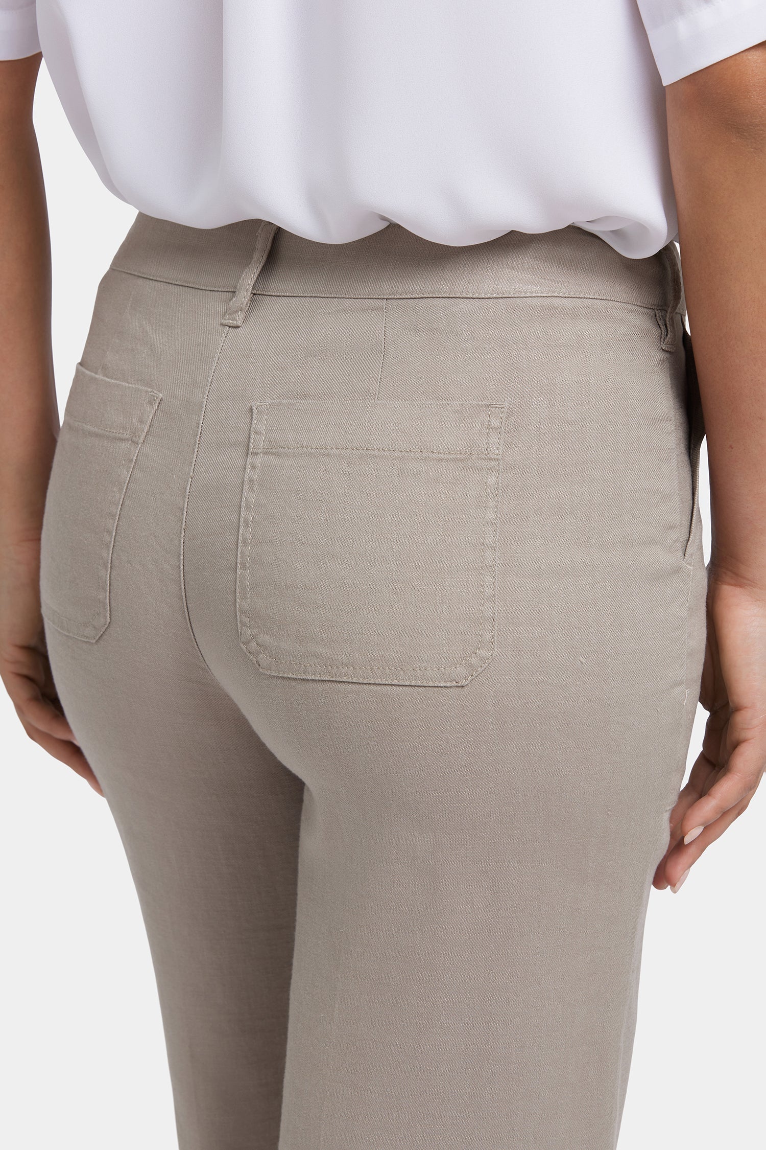 Wide Leg Cargo Capri Pants