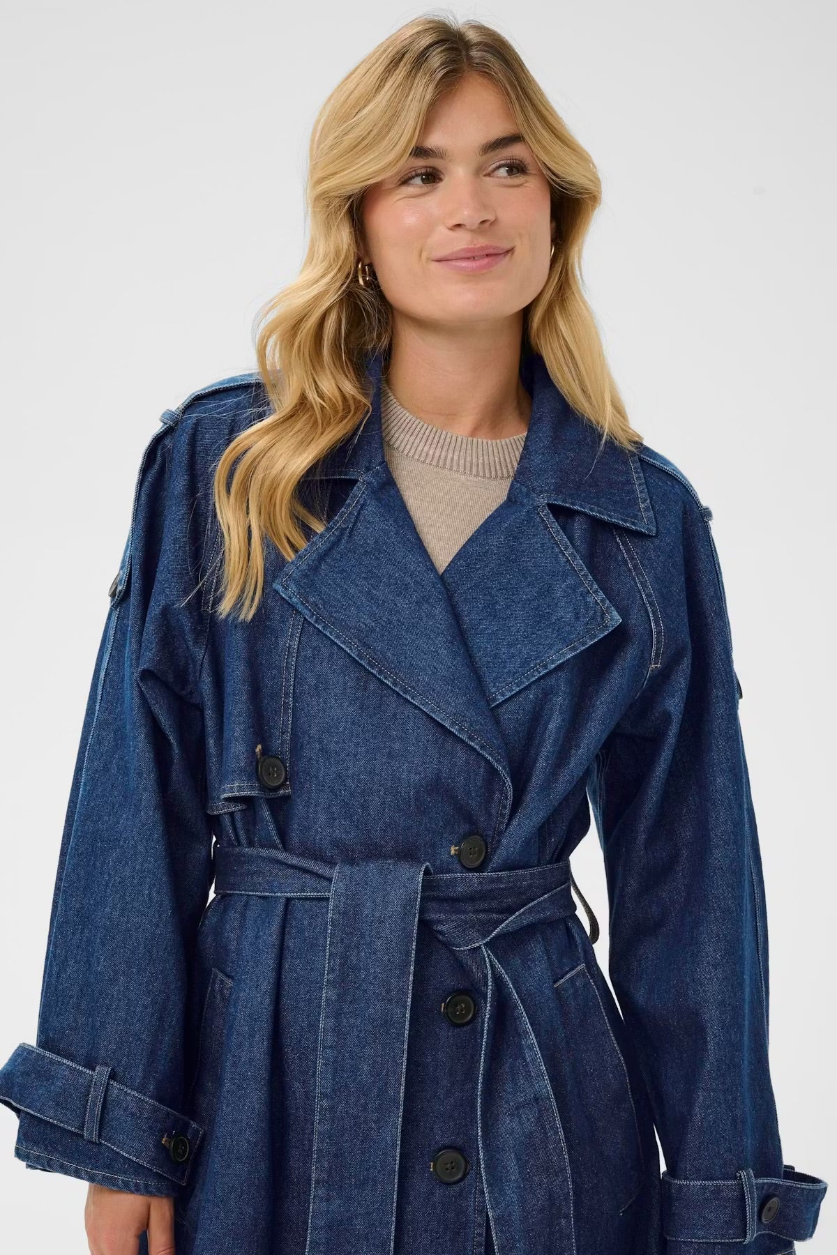 Odell Denim Trenchcoat