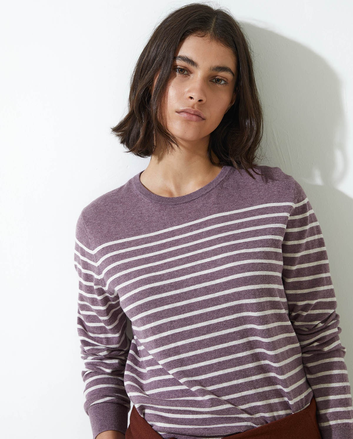 Striped Organic Cotton Sweater