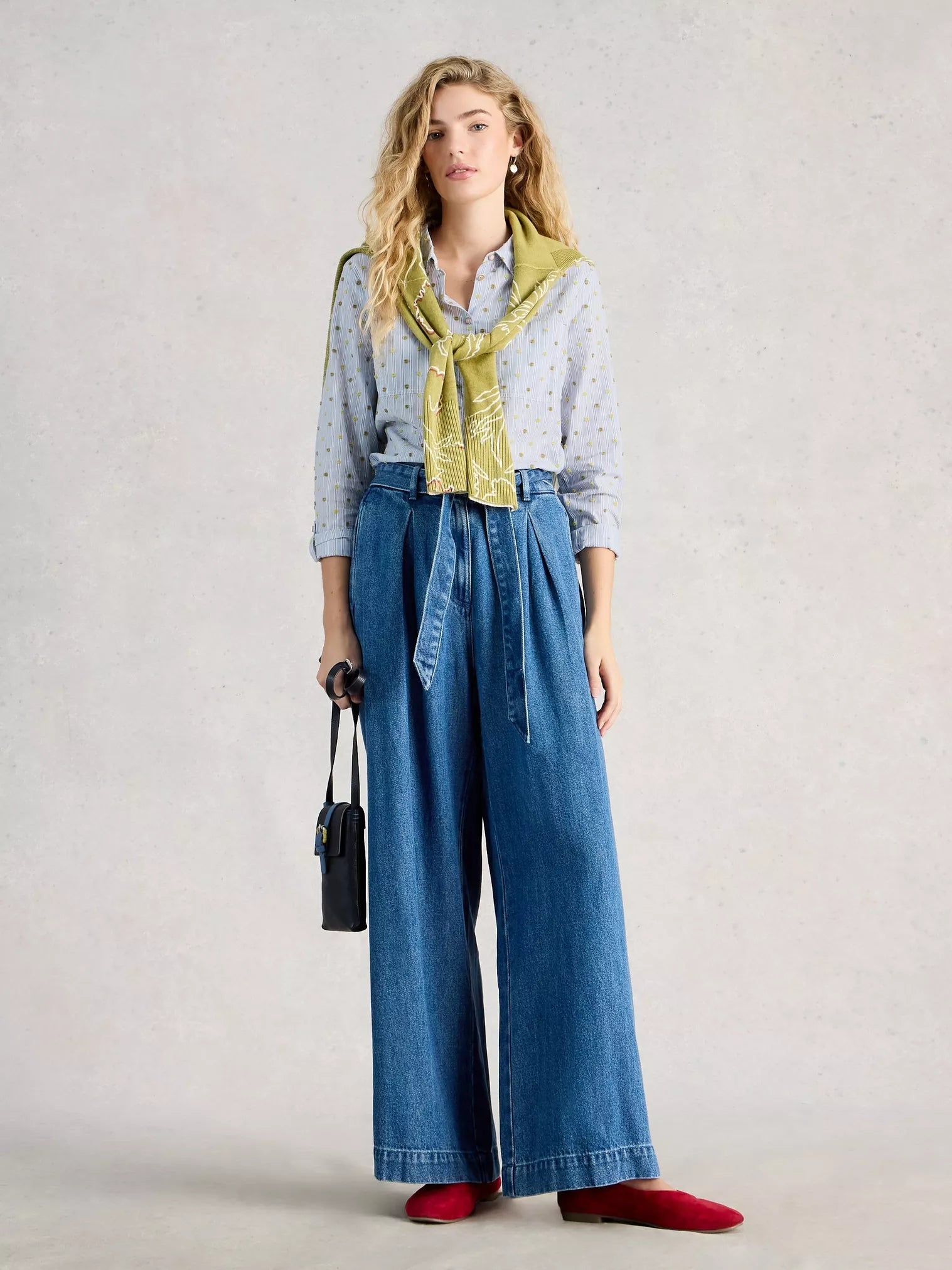 Sophie Organic Cotton Dotted Shirt