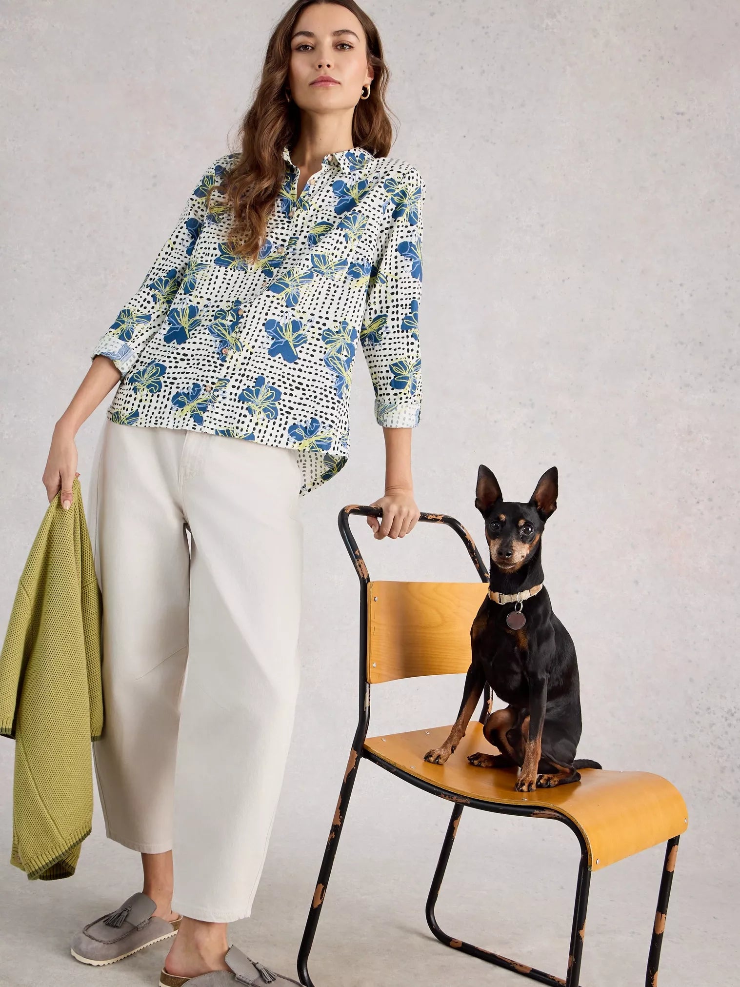 Sophie Organic Cotton Print Shirt