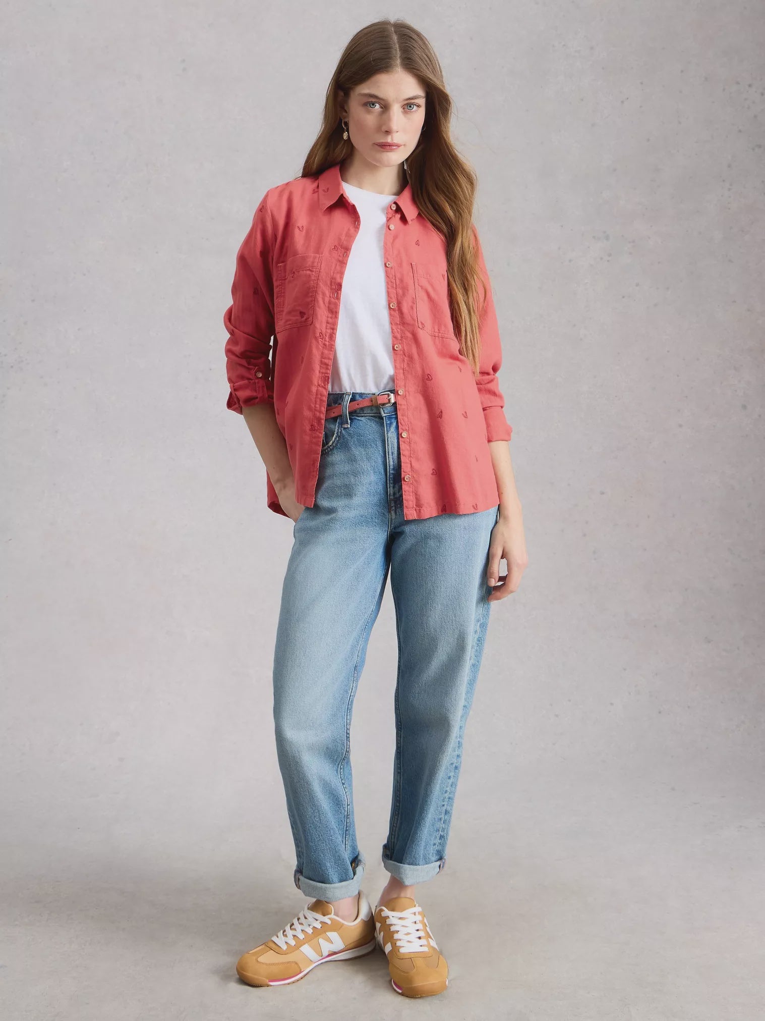 Sophie Organic Cotton Collared Shirt