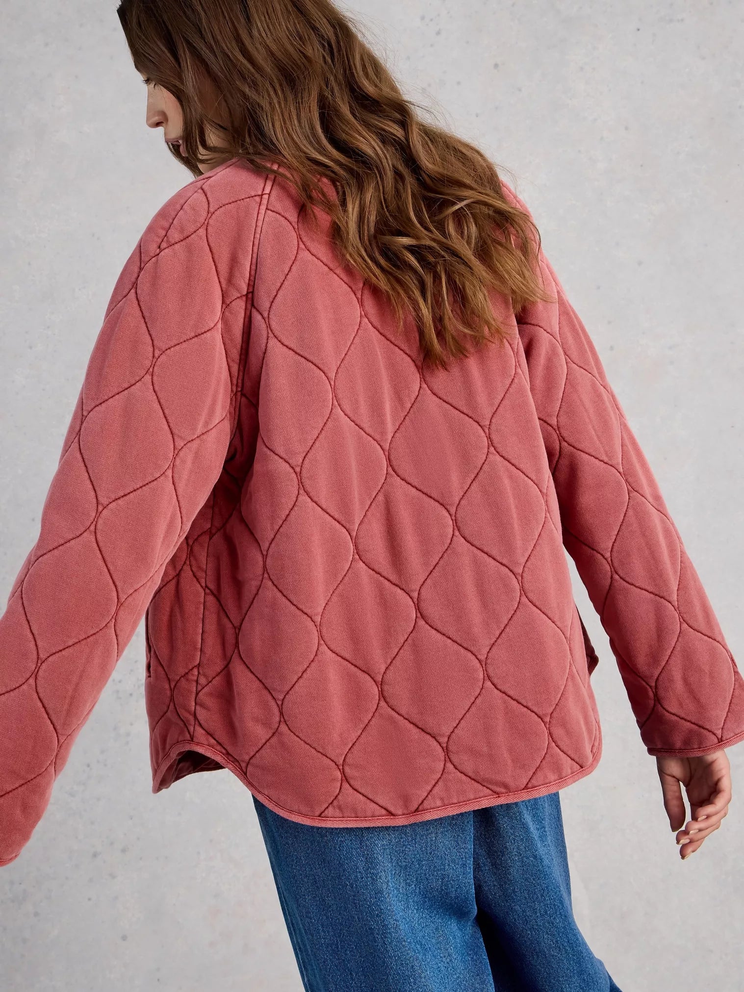Anya Jersey Quilted Jacket