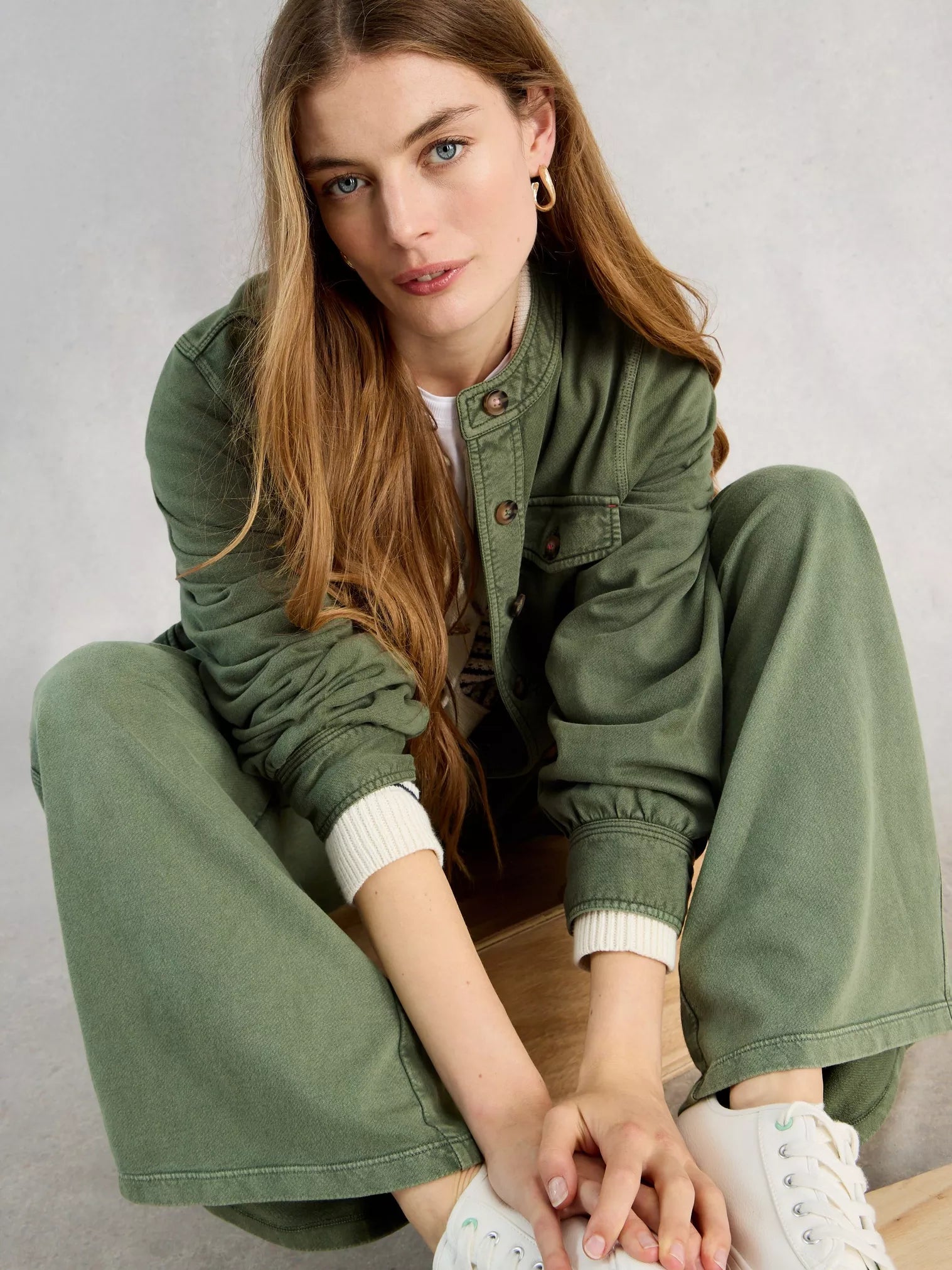 Demi Utility Jersey Jacket