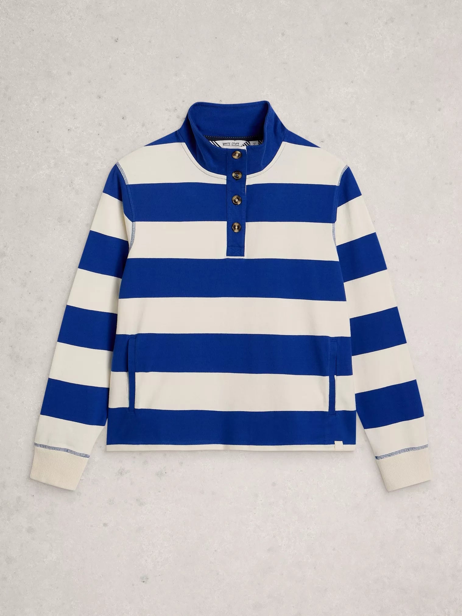 Bobby Button Stripe Sweatshirt