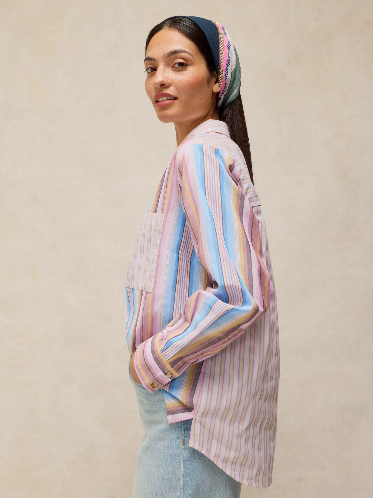 Saffie Mixed Stripe Shirt