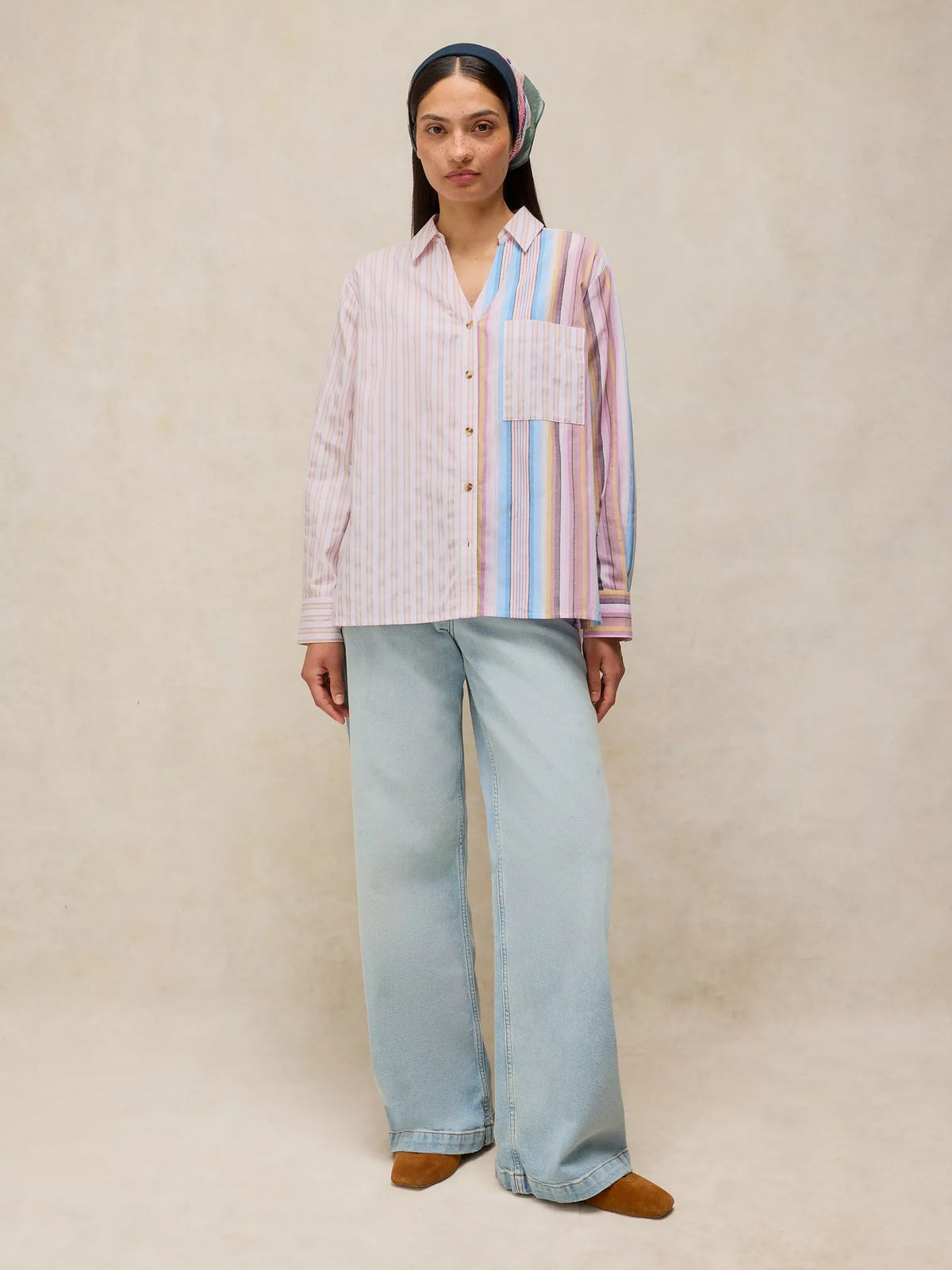Saffie Mixed Stripe Shirt