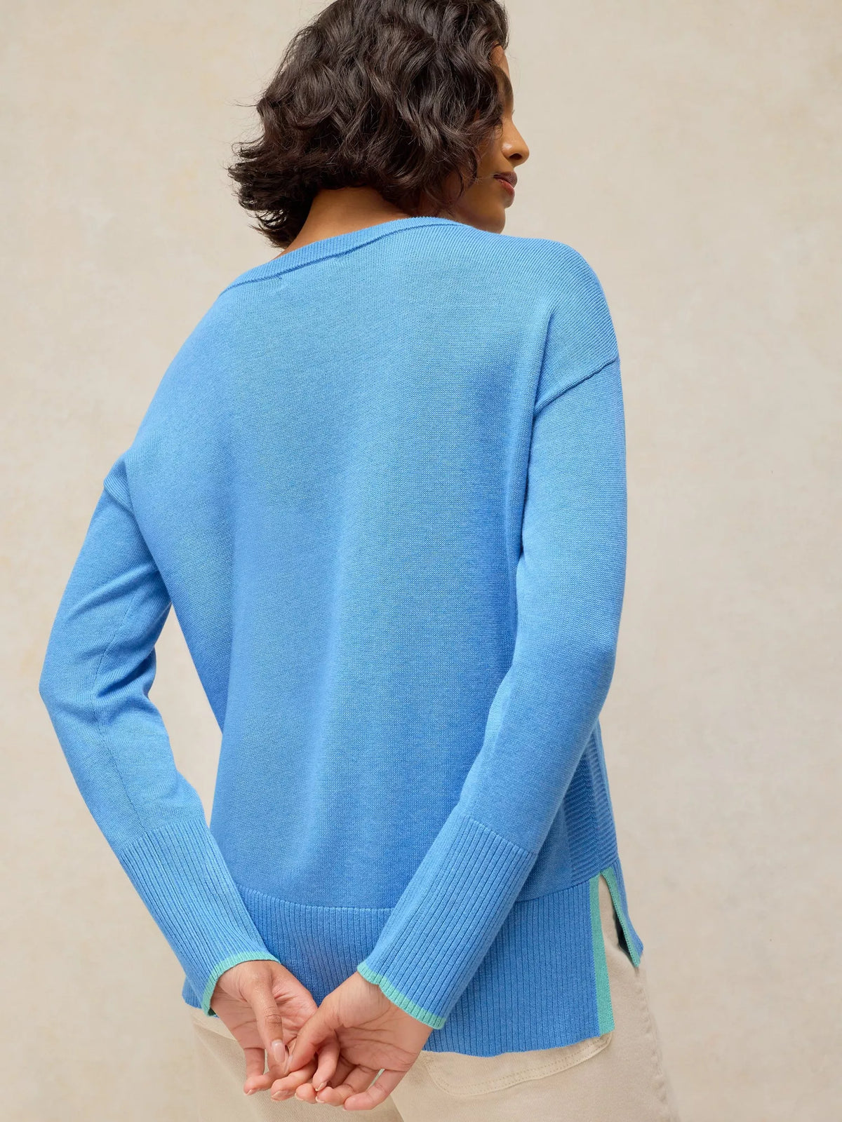 Olive Cotton Jumper
