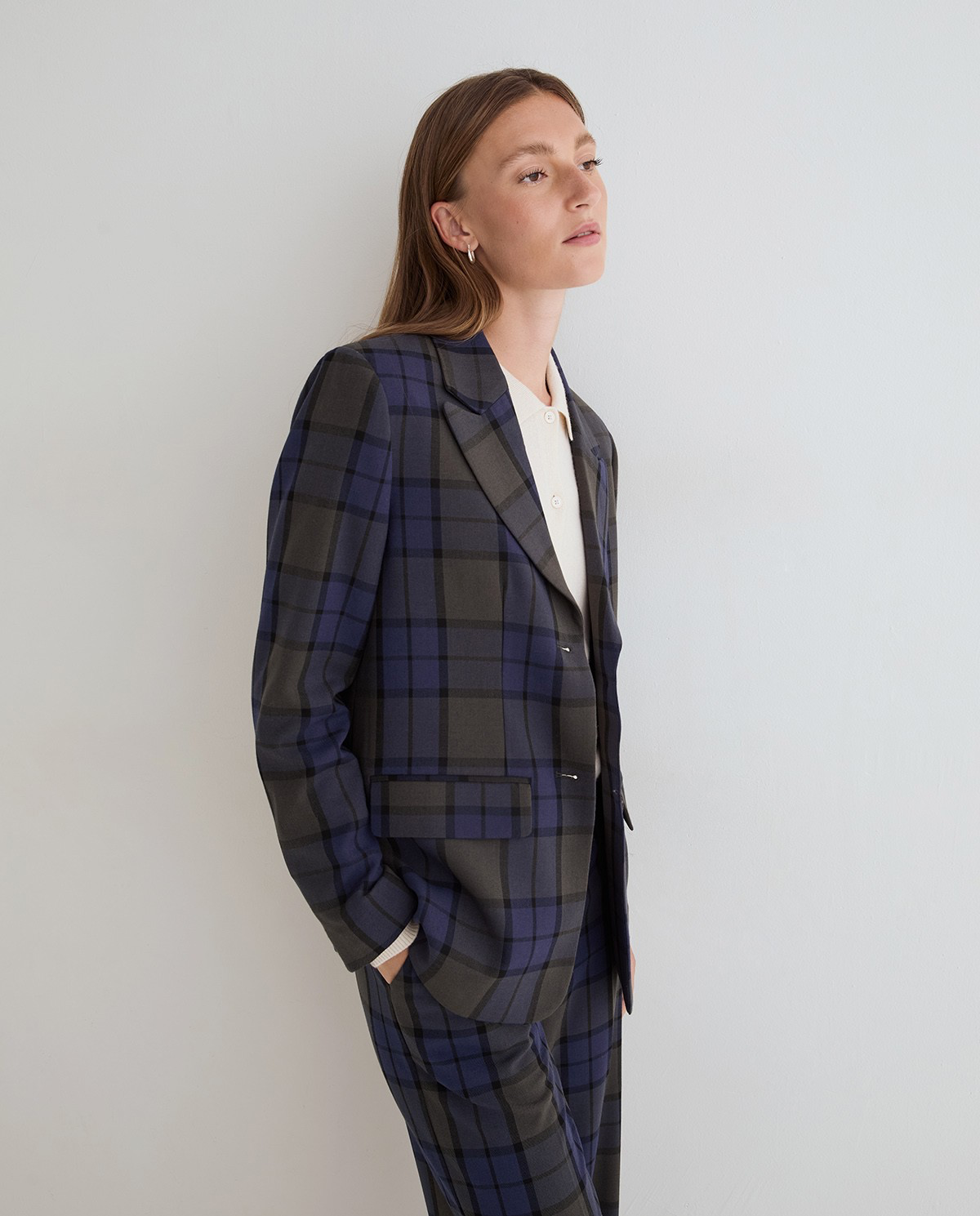 Jacquard Fabric Blazer
