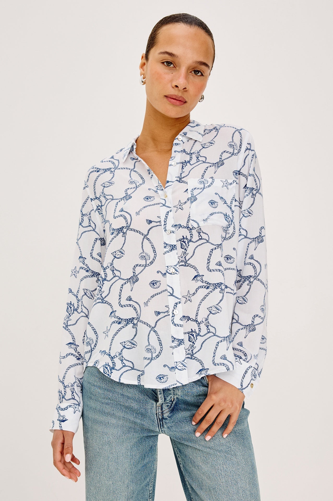 Josephine Button Down - Nautical