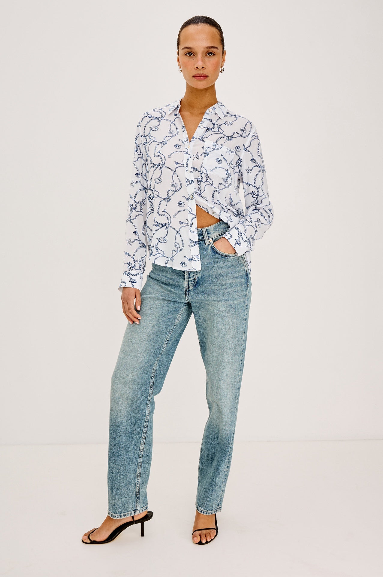 Josephine Button Down - Nautical