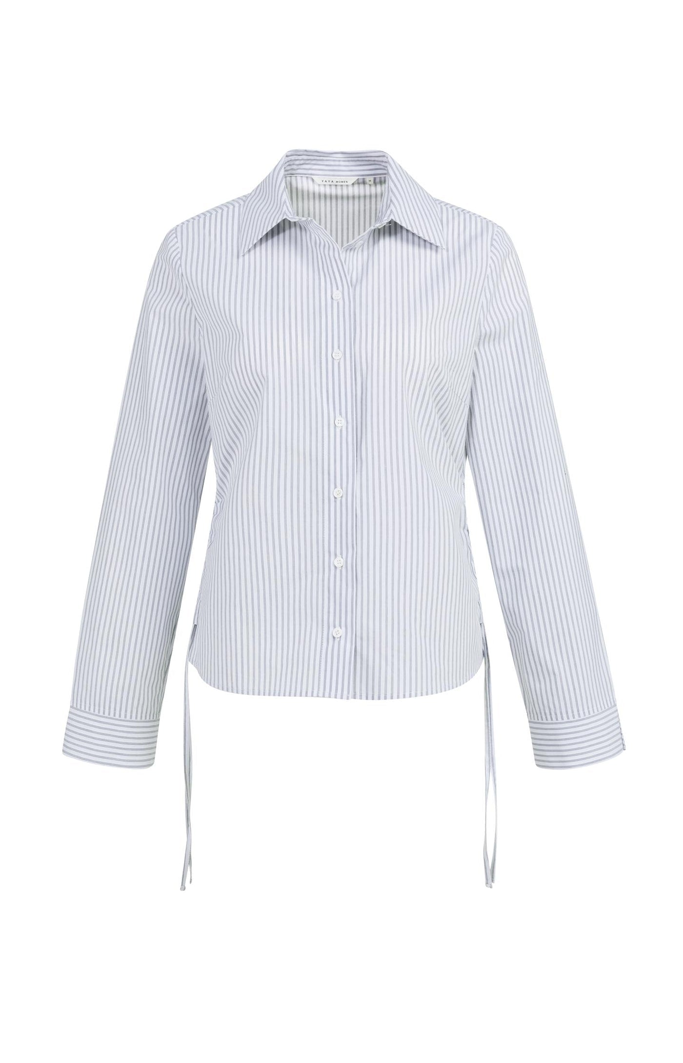 Fitted Blouse with Side Drawstrings
