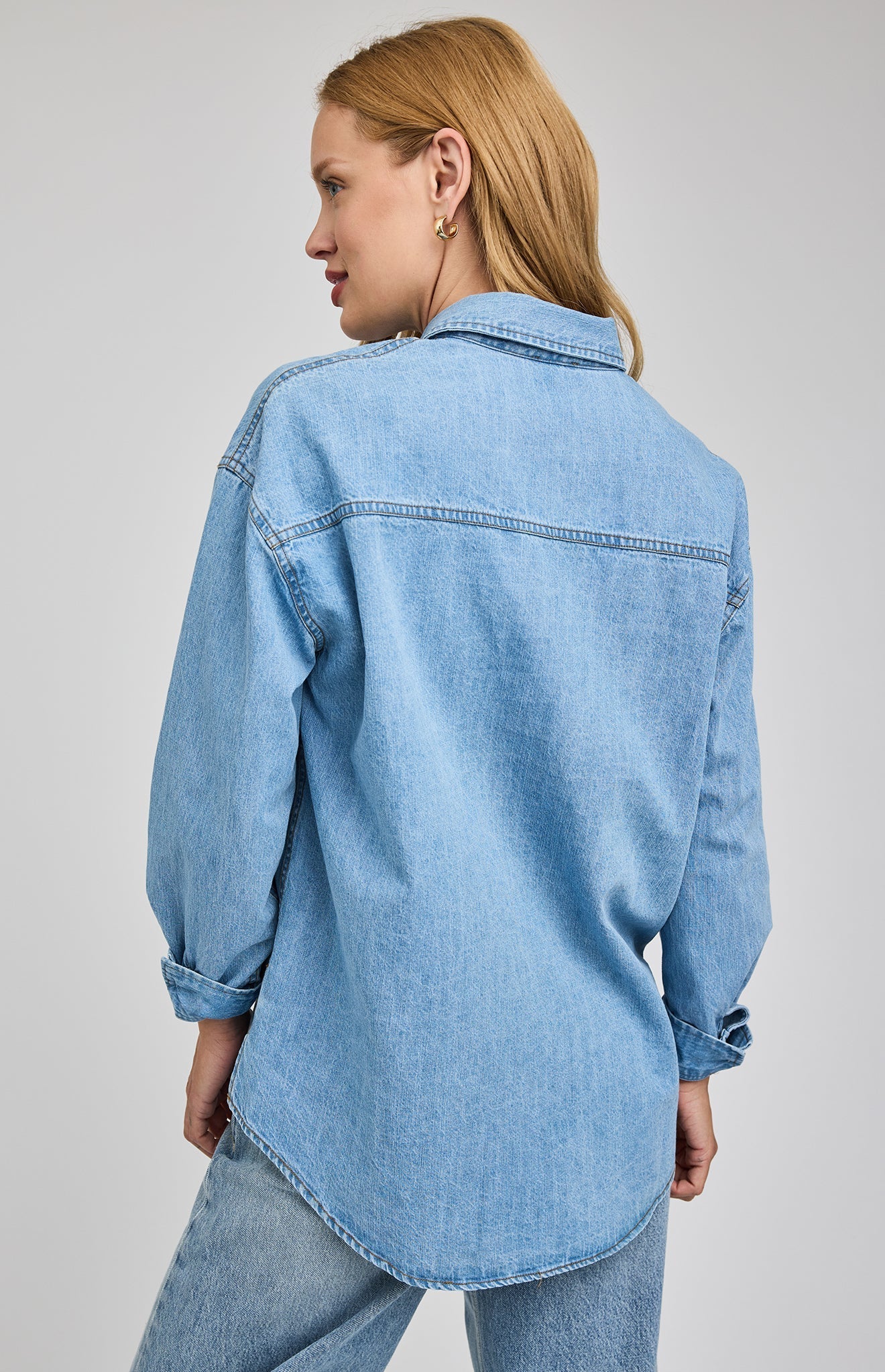 Whitney Denim Button Down