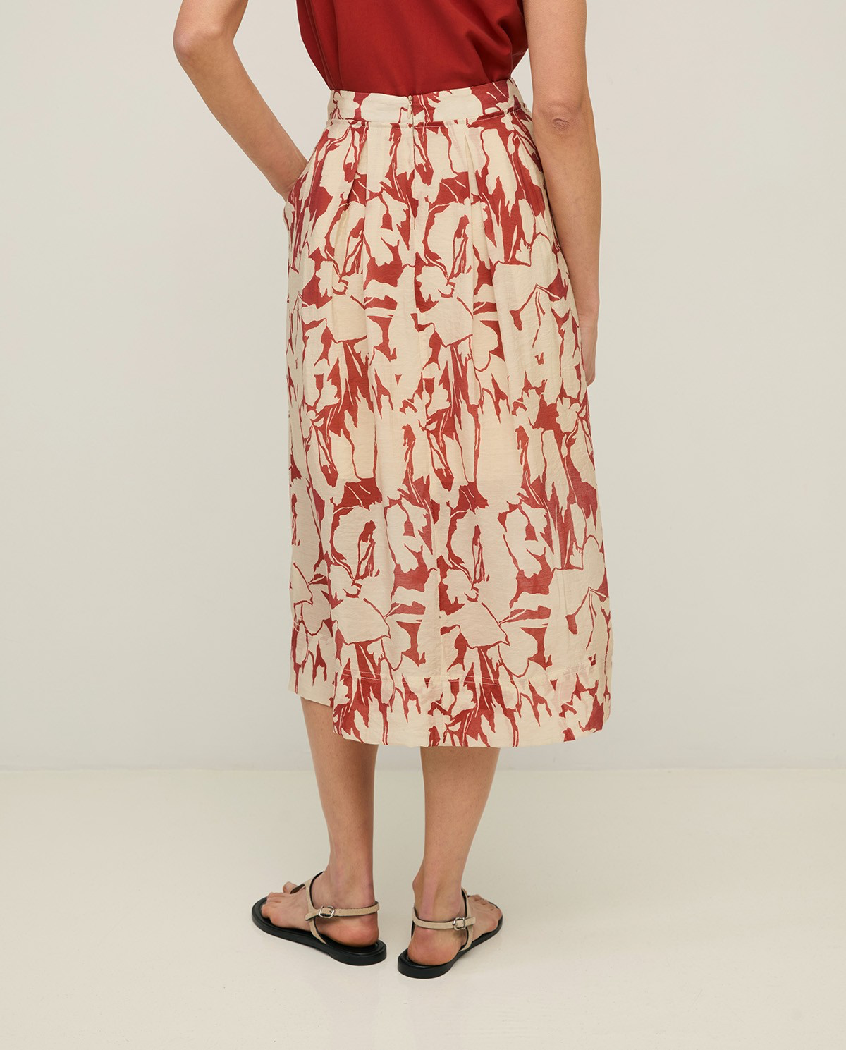 Flowy Flora Chiffon Skirt