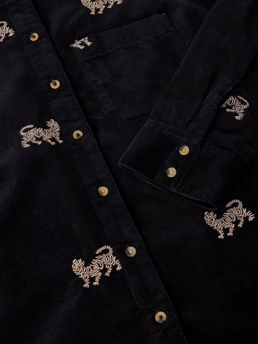 Libby Embroidered Cord Shirt