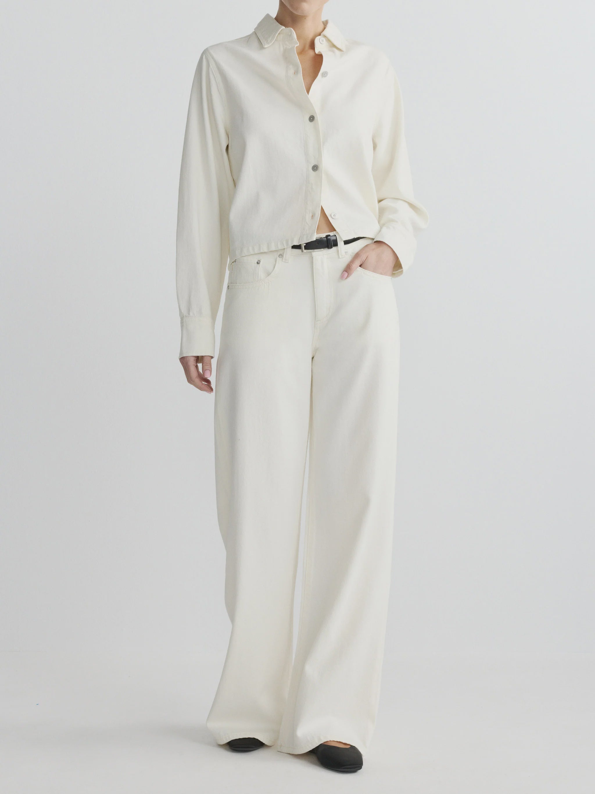 Montauk Shirt - Eggshell Aura