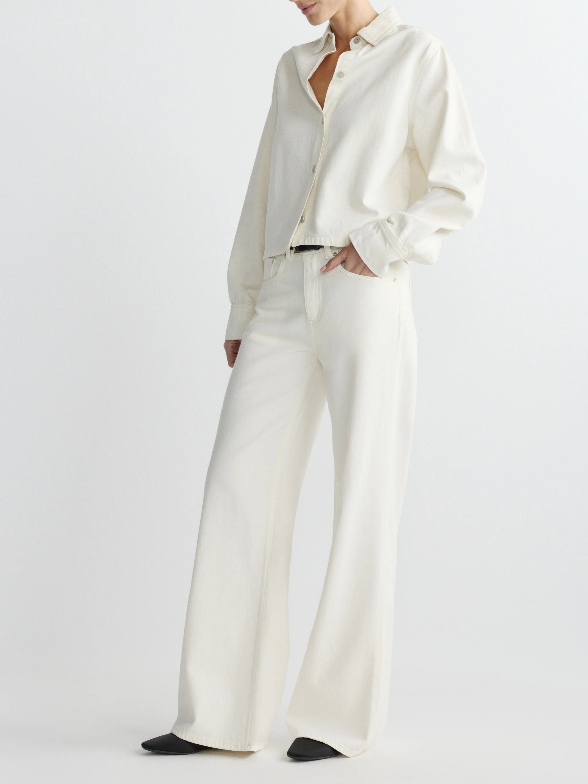 Montauk Shirt - Eggshell Aura