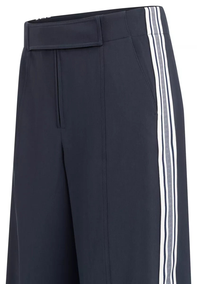 High Waist Trouser With Side Stripe