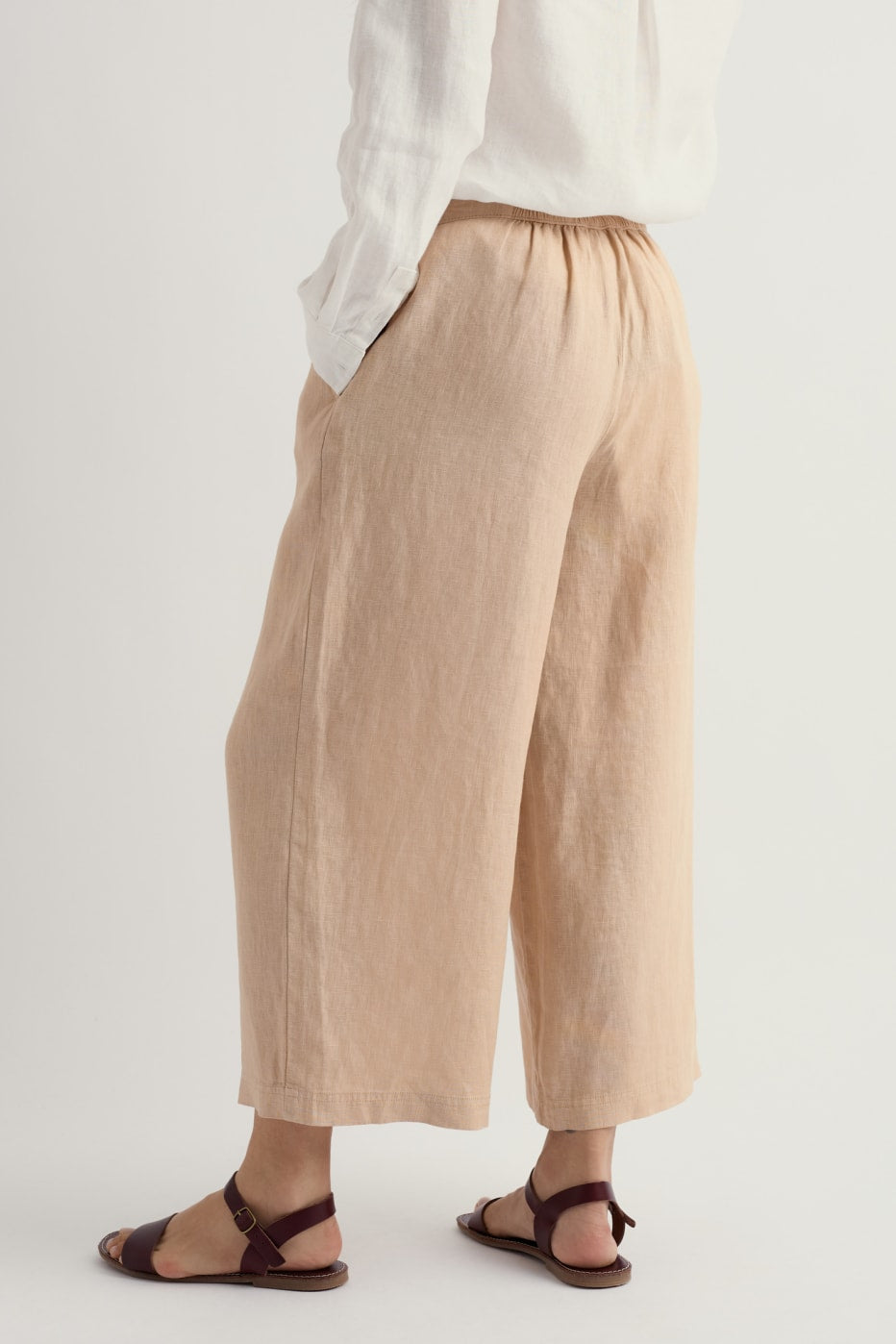 Merrivale Linen Culottes Whelk