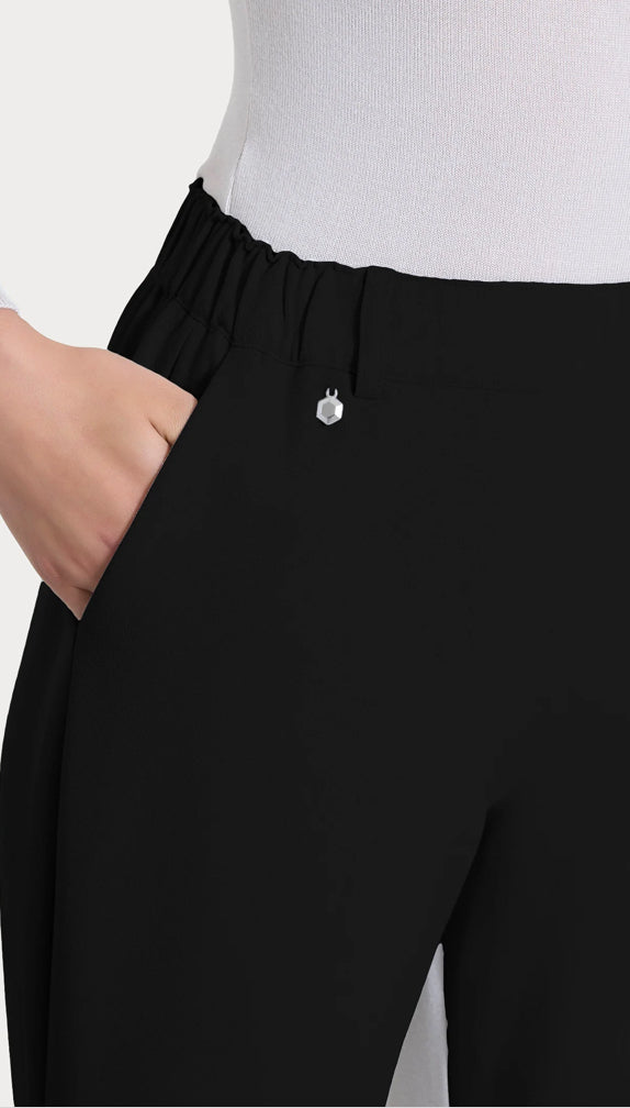 Slim Chino Pants with Pockets in Flannel Twill