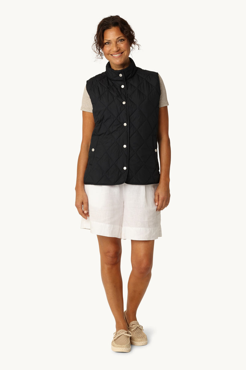 Beat 01 Short Quilted Vest
