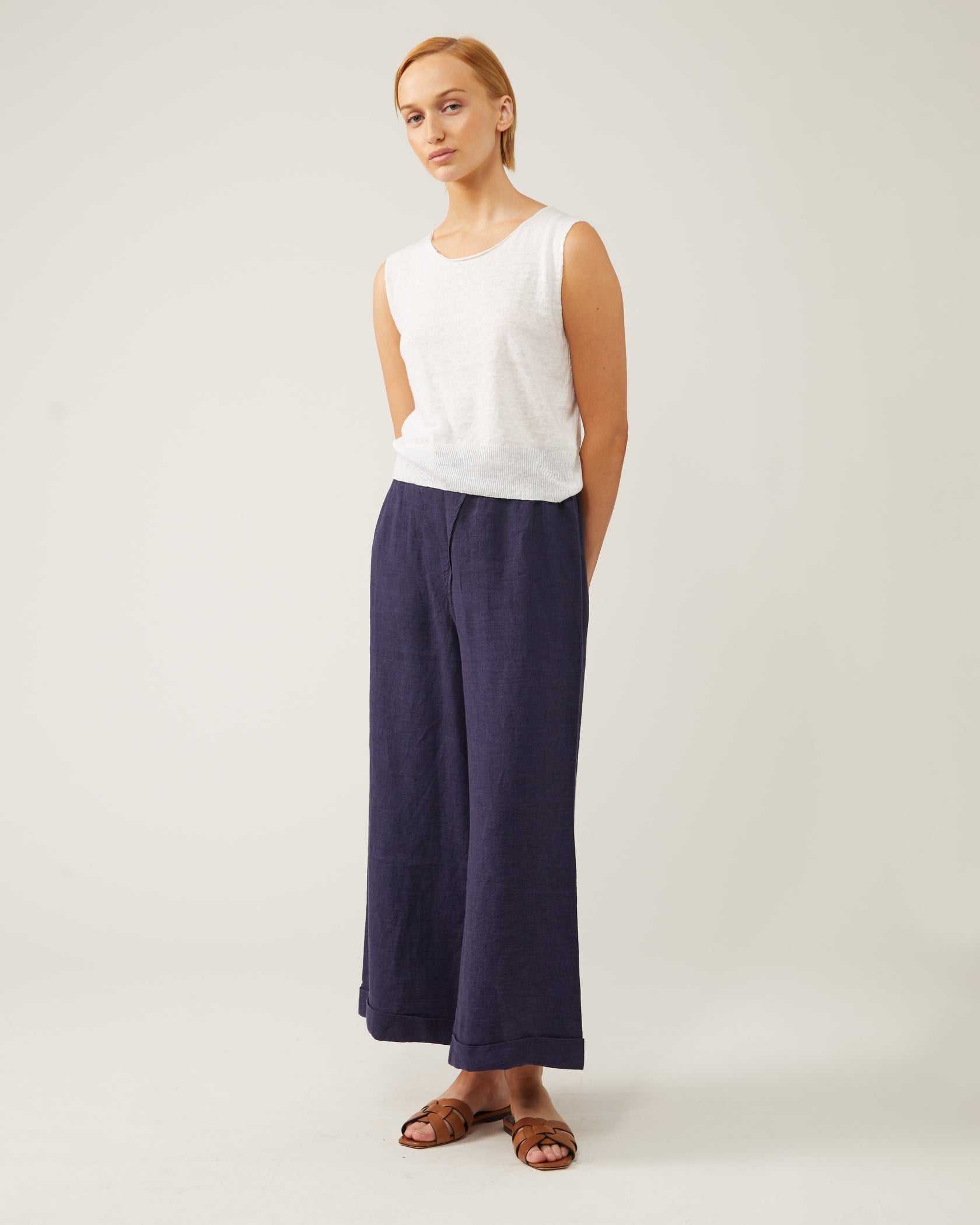 Jenny Linen Sleeveless Sweater