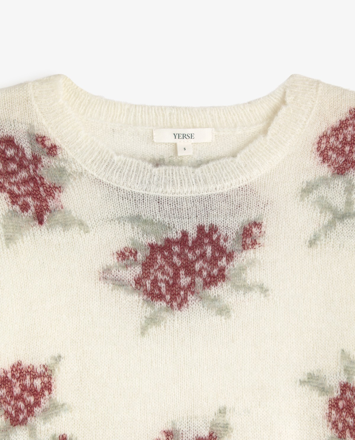 Jacquard Floral Sweater