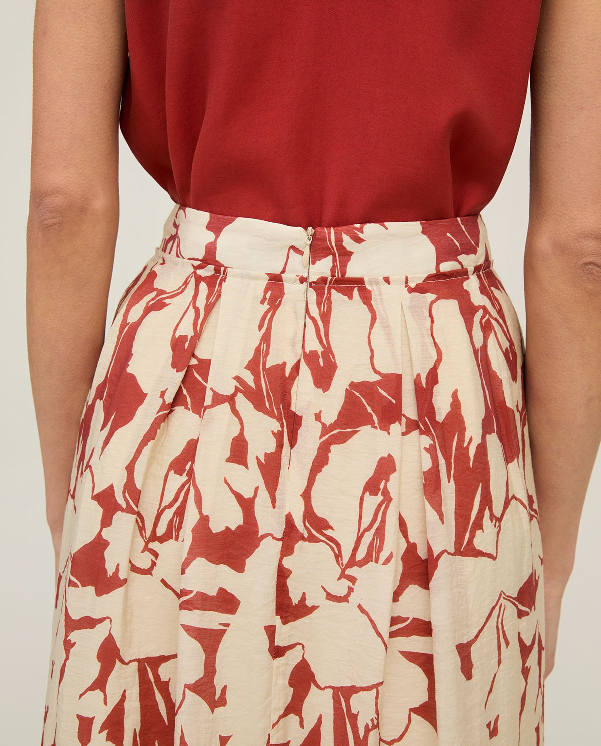 Flowy Flora Chiffon Skirt