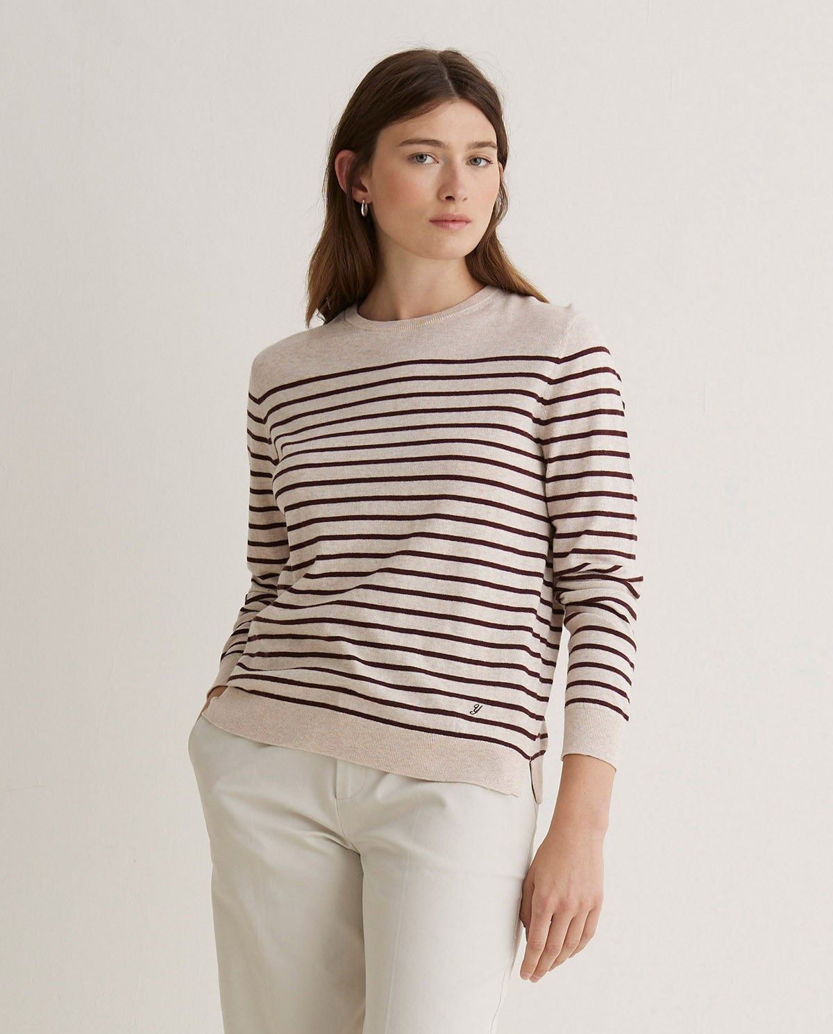 Striped Organic Cotton Sweater